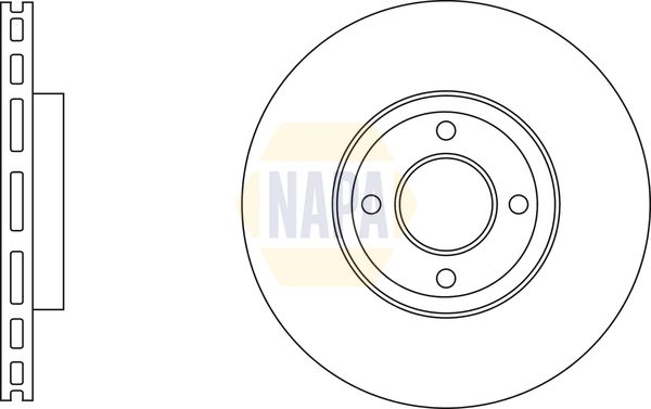 Napa NBD5977 Brake Disc - 1