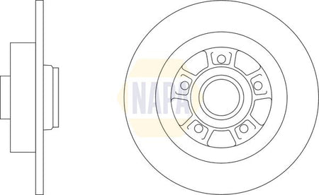 Napa NBD5983 Brake Disc - 1
