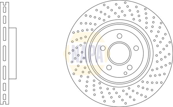 Napa NBD5985 Brake Disc - 1