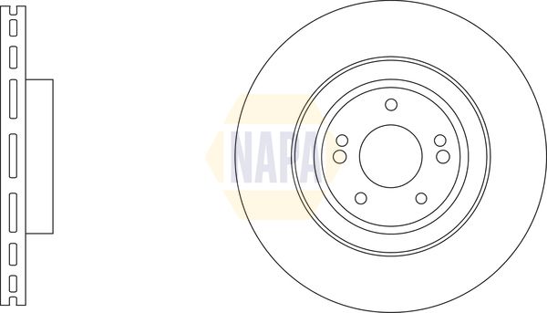 Napa NBD5986 Brake Disc - 1