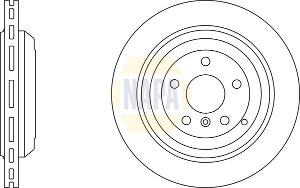 Napa NBD5994 Brake Disc - 1