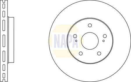 Napa NBD5996 Brake Disc - 1