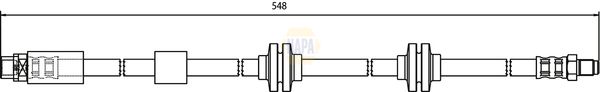 Napa NBH1006 Brake Hose - 1