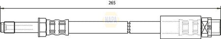 Napa NBH1009 Brake Hose - 1