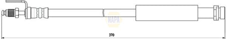 Napa NBH1010 Brake Hose - 1