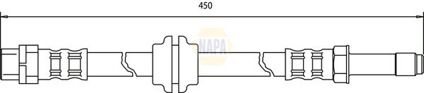 Napa NBH1011 Brake Hose - 1