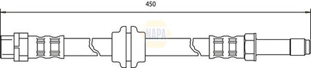 Napa NBH1011 Brake Hose - 1