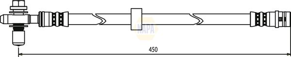 Napa NBH1017 Brake Hose - 1