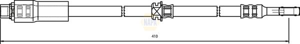 Napa NBH1021 Brake Hose - 1