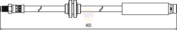 Napa NBH1024 Brake Hose - 1