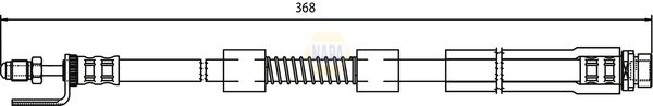 Napa NBH1026 Brake Hose - 1