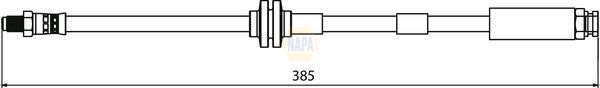 Napa NBH1029 Brake Hose - 1