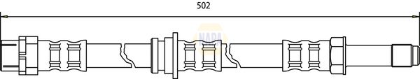 Napa NBH1030 Brake Hose - 1