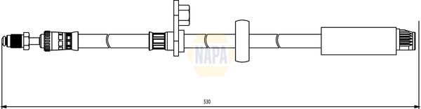 Napa NBH1031 Brake Hose - 1