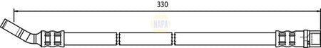 Napa NBH1033 Brake Hose - 1
