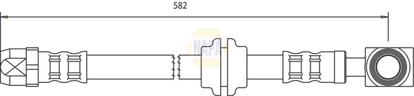 Napa NBH1037 Brake Hose - 1