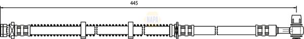 Napa NBH1040 Brake Hose - 1