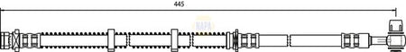 Napa NBH1040 Brake Hose - 1