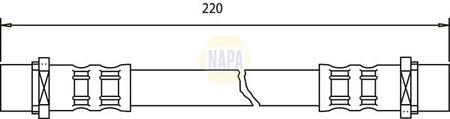 Napa NBH1041 Brake Hose - 1