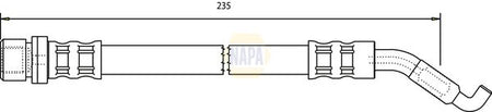 Napa NBH1045 Brake Hose - 1