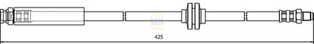Napa NBH1046 Brake Hose - 1