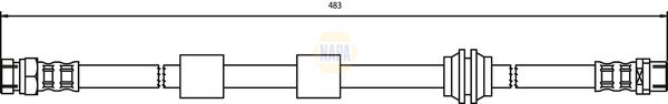 Napa NBH1048 Brake Hose - 1