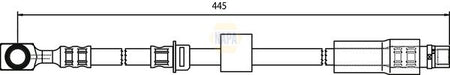 Napa NBH1053 Brake Hose - 1