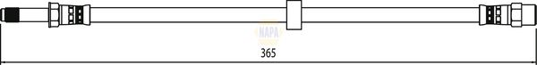 Napa NBH1054 Brake Hose - 1