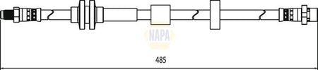 Napa NBH1058 Brake Hose - 1