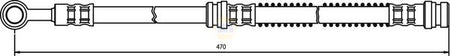 Napa NBH1059 Brake Hose - 1
