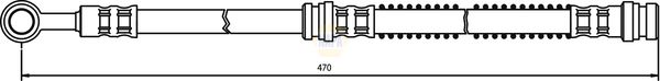 Napa NBH1059 Brake Hose - 1