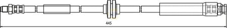 Napa NBH1075 Brake Hose - 1