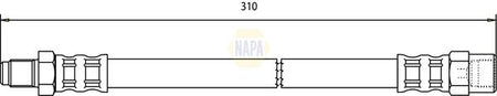 Napa NBH1083 Brake Hose - 1