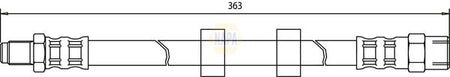 Napa NBH1095 Brake Hose - 1