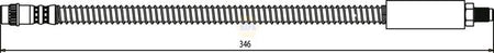 Napa NBH1096 Brake Hose - 1