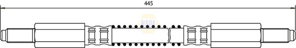 Napa NBH1097 Brake Hose - 1