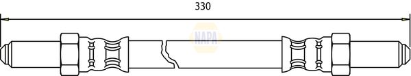 Napa NBH1100 Brake Hose - 1