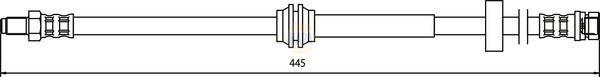 Napa NBH1102 Brake Hose - 1