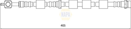 Napa NBH1105 Brake Hose - 1