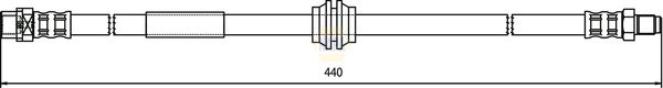 Napa NBH1107 Brake Hose - 1