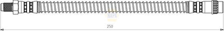 Napa NBH1109 Brake Hose - 1