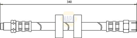 Napa NBH1110 Brake Hose - 1