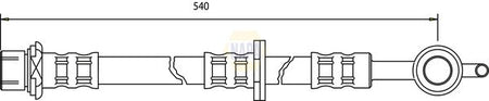 Napa NBH1115 Brake Hose - 1
