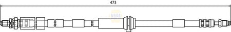 Napa NBH1123 Brake Hose - 1