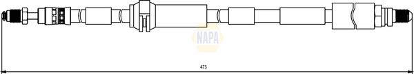 Napa NBH1124 Brake Hose - 1