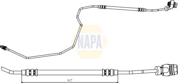 Napa NBH1128 Brake Hose - 1
