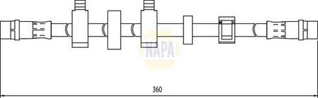 Napa NBH1135 Brake Hose - 1