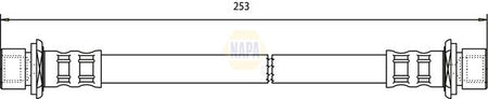 Napa NBH1145 Brake Hose - 1