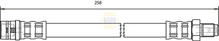 Napa NBH1151 Brake Hose - 1