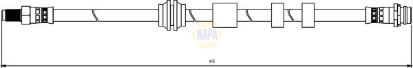 Napa NBH1152 Brake Hose - 1